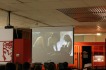 Momento de la proyecci�n de La Cueva Negra en el Museo Arqueol�gico de Cartagena
