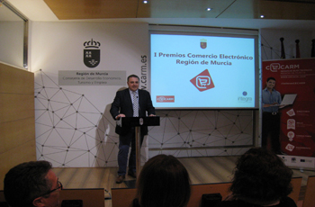 Francisco Abril. I Premio Cecarm de Comercio Electr�nico en la Regi�n de Murcia 2016