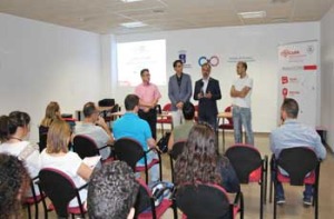 El director general de Informtica, Patrimonio y Telecomunicaciones, durante la inauguracin del taller 'Cmo atraer trfico cualificado a tu web'