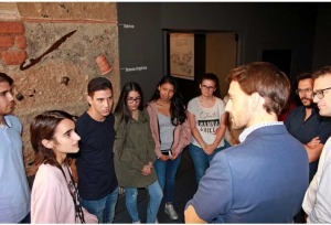 Grabacin del documental 'Hroes del patrimonio' en el Museo Arqueolgico