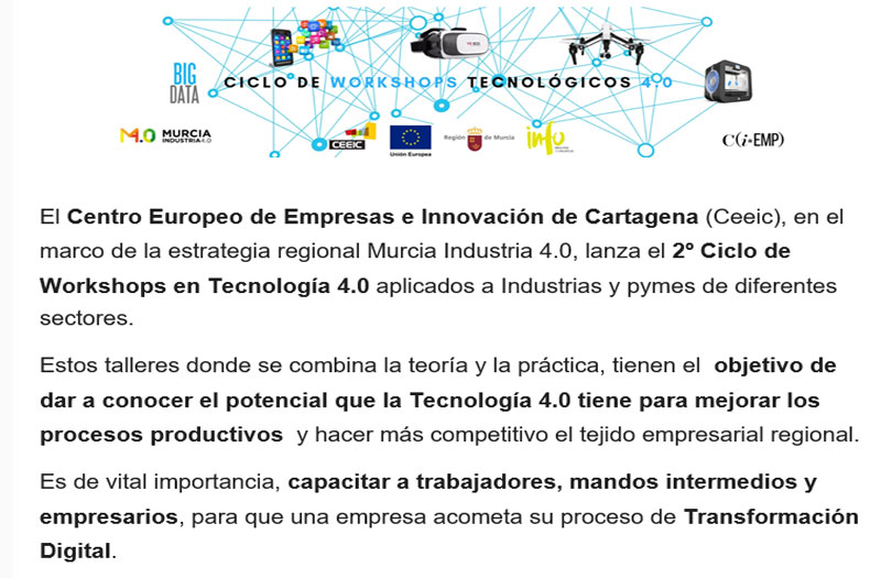 Ciclo de Workshops en Tecnologa 4.0 