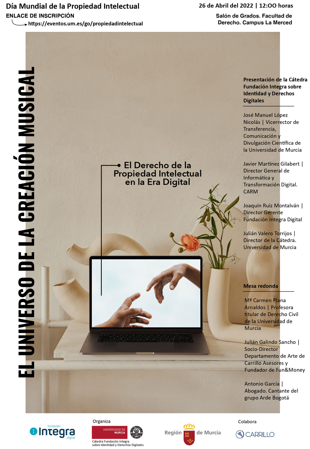 Cartel de la Jornada El Derecho de la Propiedad Intelectual en la Era Digital