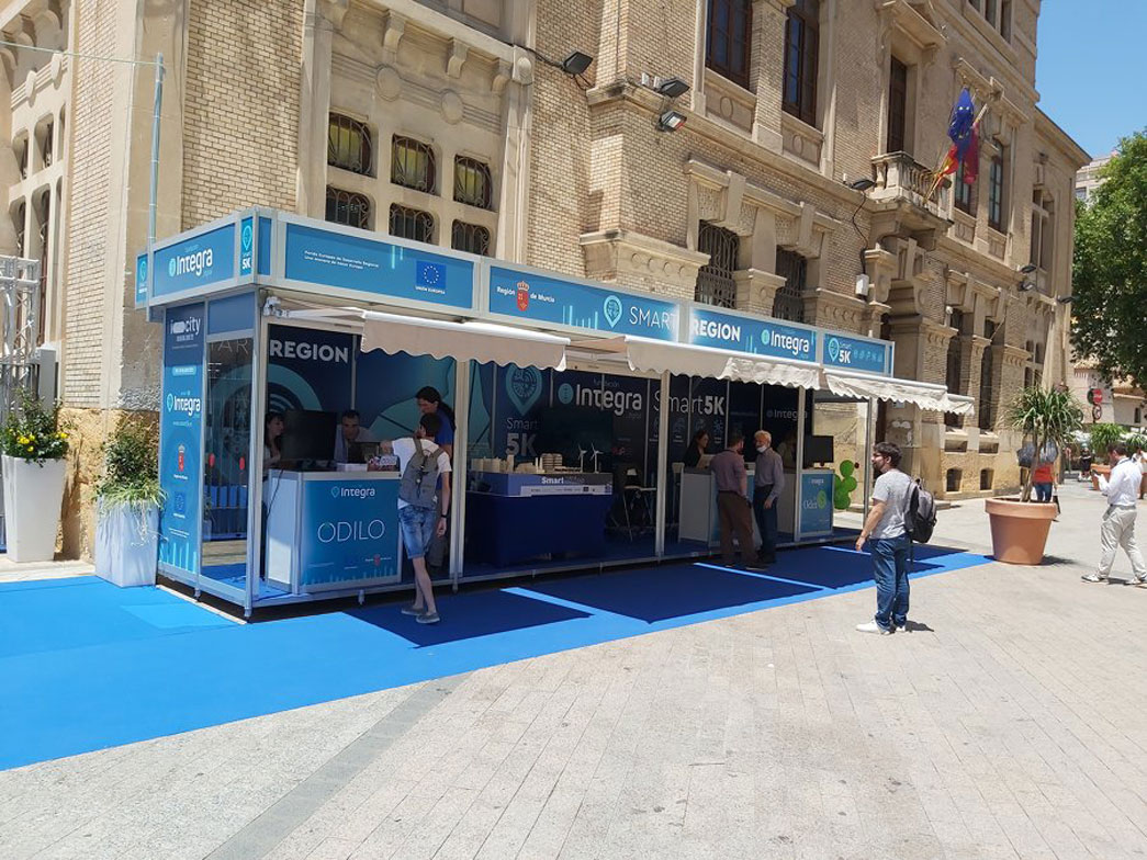 Stand de la Fundacin Integra Digital en la ICITY International Summit Murcia-2023