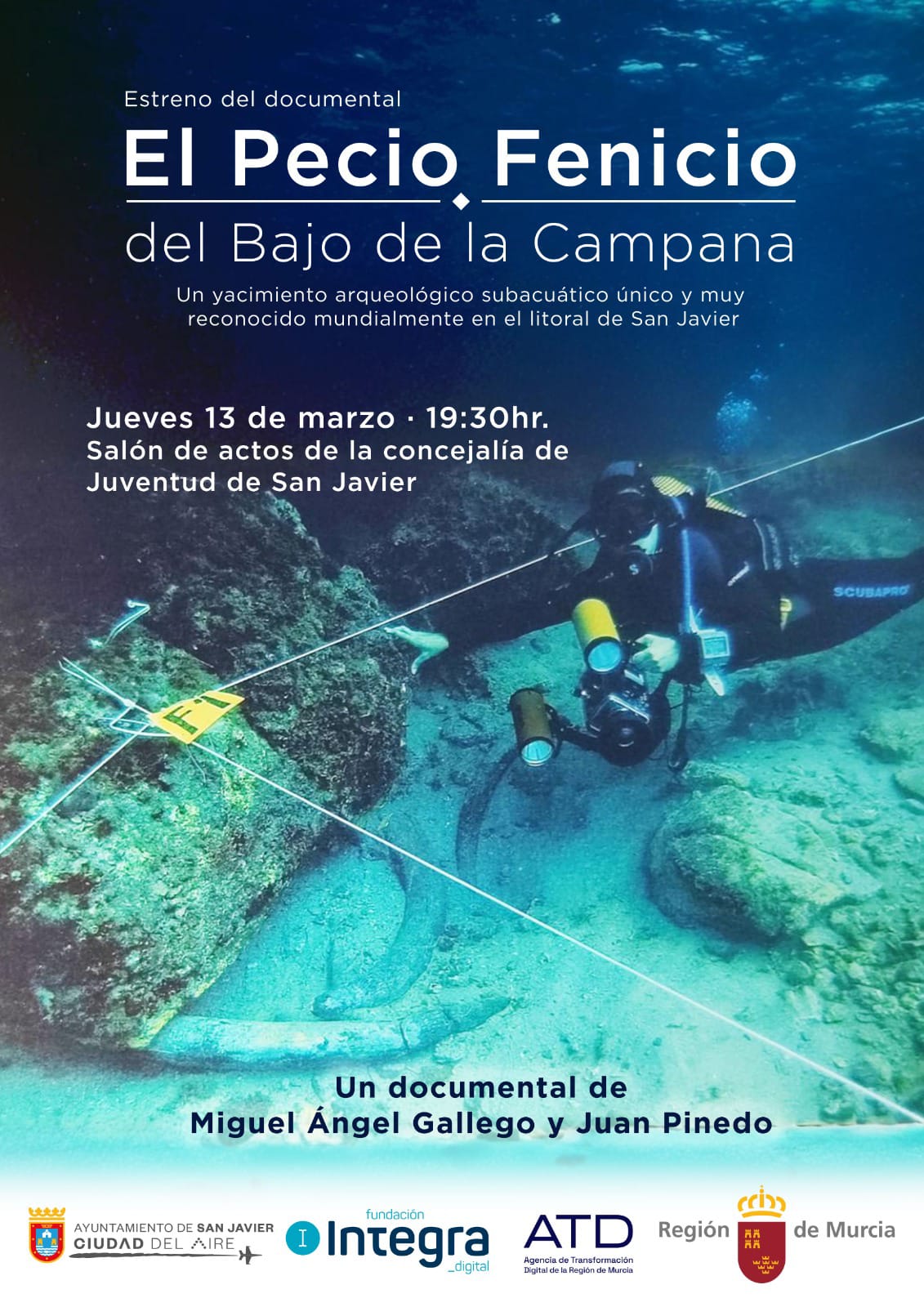 Estreno del documental  El Pecio Fenicio del Bajo de la Campana