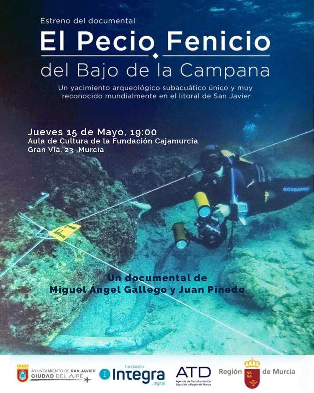 Proyeccin en Murcia del documental El Pecio Fenicio del Bajo de la Campana