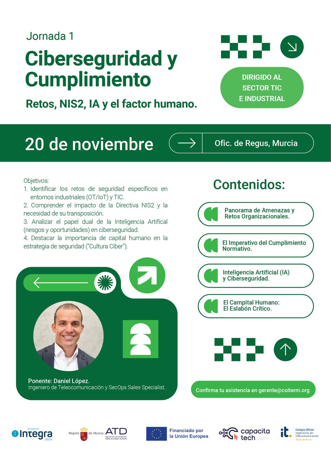 Jornada formatia: Ciberseguridad y cumplimiento