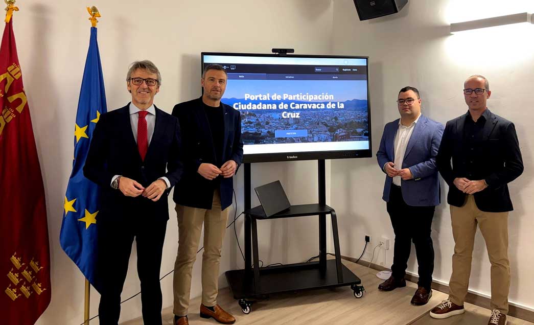 Un momento de la presentaci�n del Portal Ciudadano de Caravaca de la Cruz